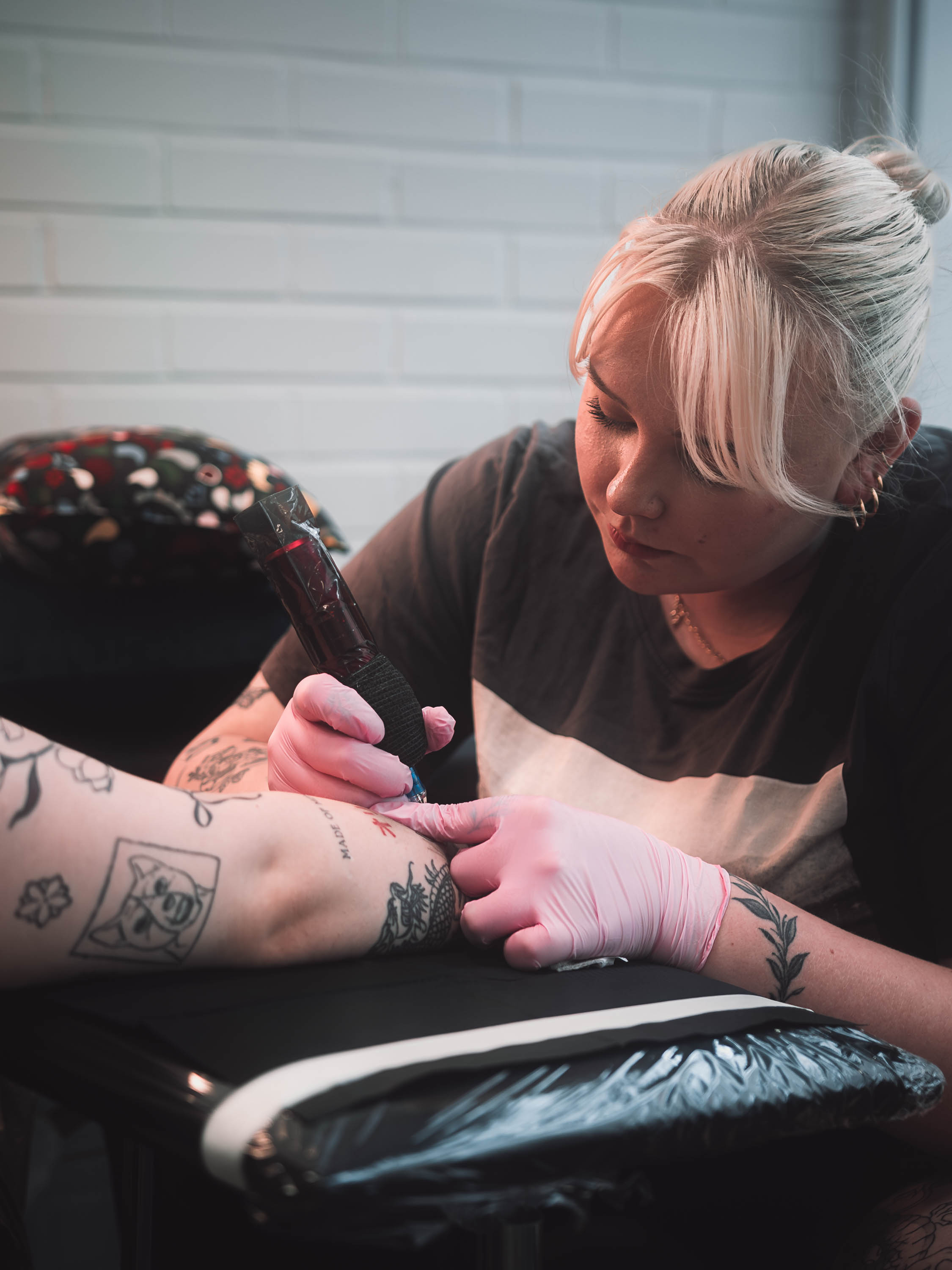 Tattoo artist portrait